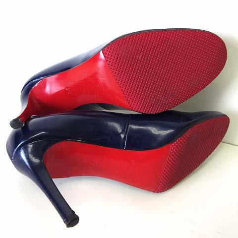 クリスチャンルブタン MISS GENA パテントレザー レッドソール ネイビー Christian Louboutin（クリスチャンルブタン） パンプス ハイヒール
