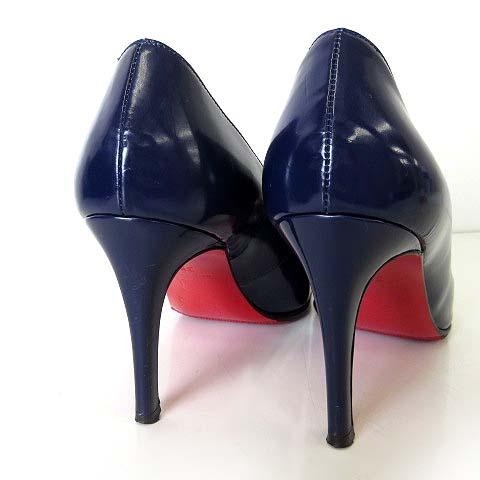 クリスチャンルブタン MISS GENA パテントレザー レッドソール ネイビー Christian Louboutin（クリスチャンルブタン） パンプス ハイヒール