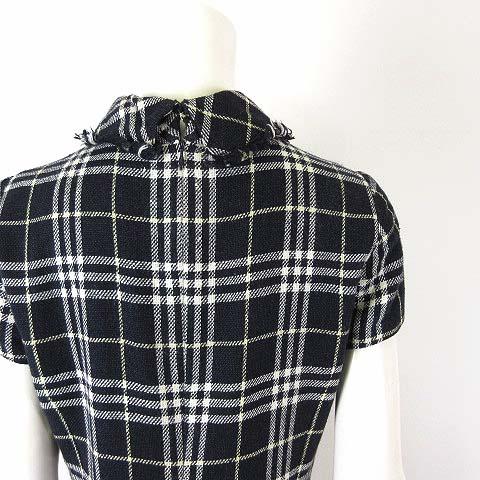 BURBERRY ノバチェック 半袖シャツワンピース38 美シルエット バーバリー BURBERRY ワンピース ロングワンピース 半袖 ノバチェック