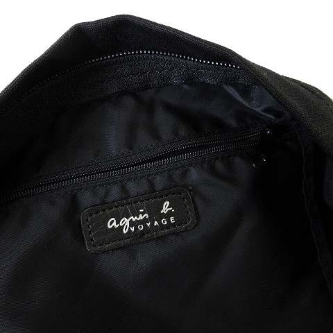 アニエスベーブラックキャンバスボストンバッグ 送料無料】【ラッピング無料】アニエスベー agnes b バッグ ボストン