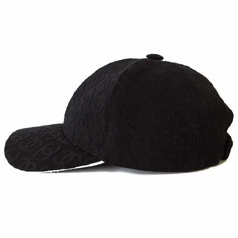 【商品名】CHANEL シャネル キャップ ブラック ココマーク 総柄 帽子 CHANEL（シャネル） CHANEL 25SS キャップ 帽子 ココマーク ロゴ 総柄