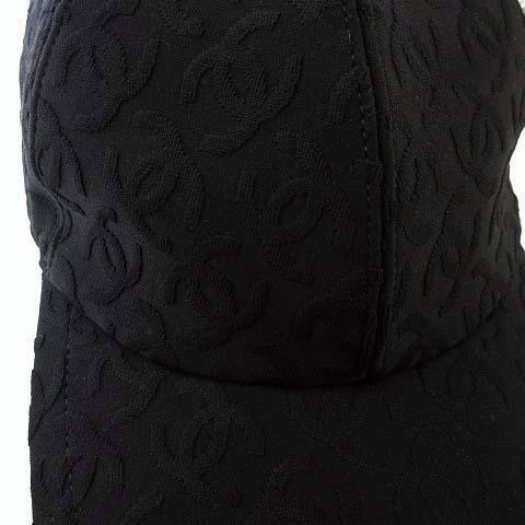 【商品名】CHANEL シャネル キャップ ブラック ココマーク 総柄 帽子 CHANEL（シャネル） CHANEL 25SS キャップ 帽子 ココマーク ロゴ 総柄
