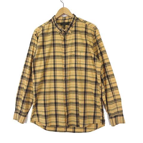 ジョセフアブード JOSEPH ABBOUD シャツ チェック コットン ロゴ 