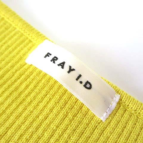 フレイアイディー FRAY I.D リブ ニット トップス ステップネック 