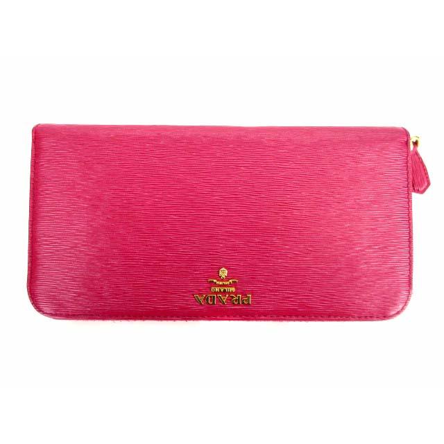 新入荷 中古 プラダ Prada 長財布 ロングウォレット ラウンドファスナー 1ml506 Vitello Move ヴィテッロ ムーブ Ibisco ピンク系 レディース ベクトル 古着 069 ブランド古着販売のベクトル 通販 Yahoo ショッピング 人気トレンド