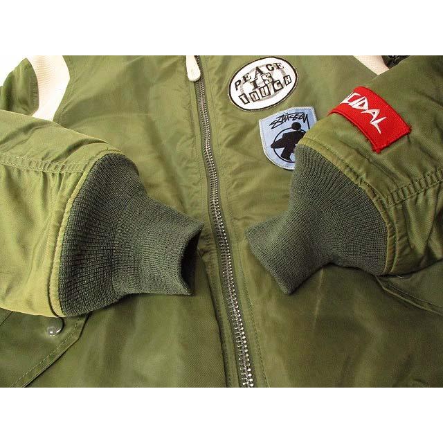 新品本物 中古 ステューシー Stussy アルファ Alpha フラグメント Fragment 25周年記念 Ma 1 フライトジャケット ブルゾン 上着 アウター ワッペン M ベクトル 古着 069 ブランド古着販売のベクトル 通販 Yahoo ショッピング 新着商品