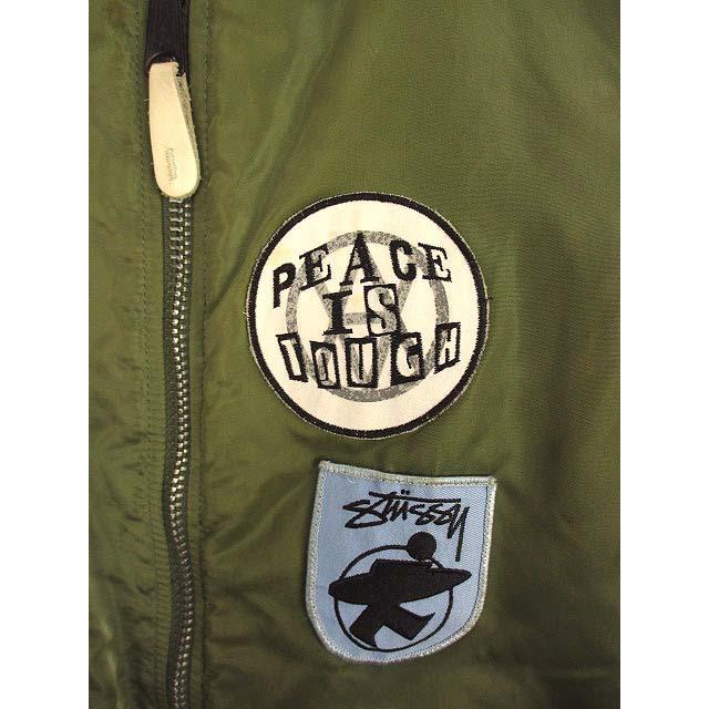 新品本物 中古 ステューシー Stussy アルファ Alpha フラグメント Fragment 25周年記念 Ma 1 フライトジャケット ブルゾン 上着 アウター ワッペン M ベクトル 古着 069 ブランド古着販売のベクトル 通販 Yahoo ショッピング 新着商品