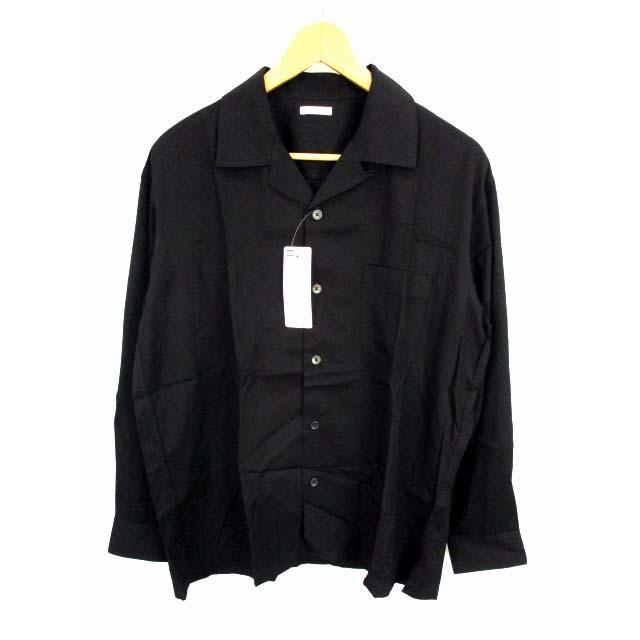 中古 未使用品 ジーユー Gu オープンカラーシャツ 長袖 開襟 ビッグシルエット レーヨン 無地 黒 ブラック M タグ付き 331 メンズ ベクトル 古着 069 ブランド古着販売のベクトル 通販 Yahoo ショッピング