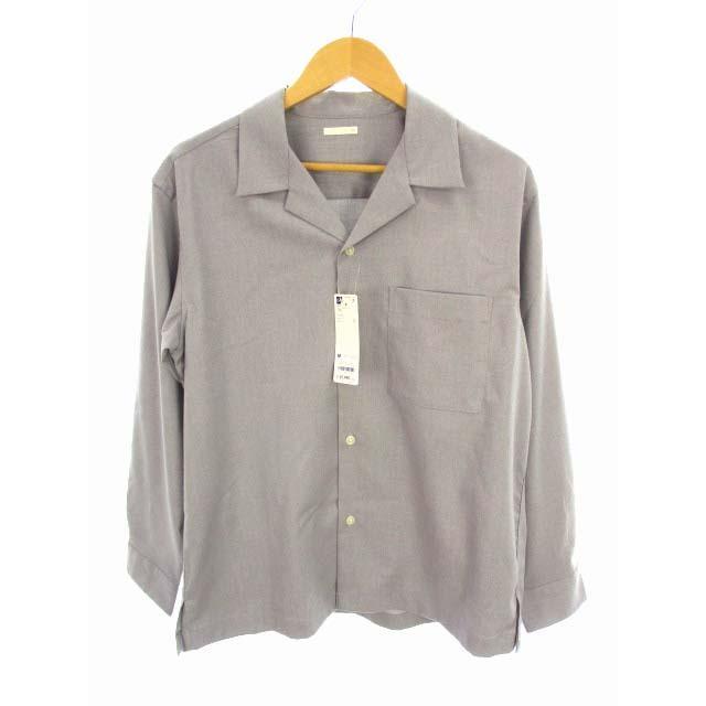 中古 未使用品 ジーユー Gu オープンカラーシャツ 長袖 開襟 オーバーサイズ ビッグシルエット ストレッチ グレー M 331 メンズ ベクトル 古着 069 ブランド古着販売のベクトル 通販 Yahoo ショッピング