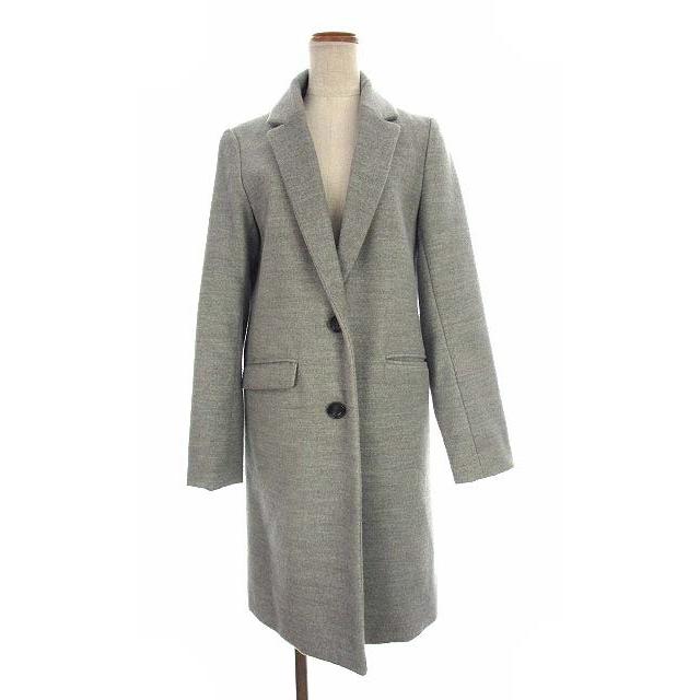イング Ingni チェスターコート ロング 上着 アウター 無地 ライトグレー系 M レディース 069 ブランド古着販売のベクトル 通販 Yahoo ショッピング