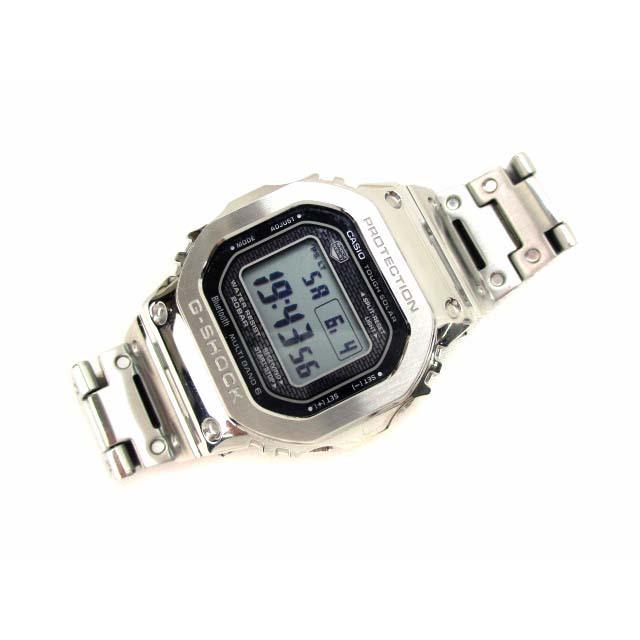 中古 カシオジーショック CASIO G-SHOCK Gショック 腕時計 ウォッチ デジタル GMW-B5000D-1JF フルメタル ソーラー電波 シルバー メンズ 【ベクトル 古着】 :069-202206020593:ブランド古着販売のベクトル - 通販 - Yahoo!ショッピング