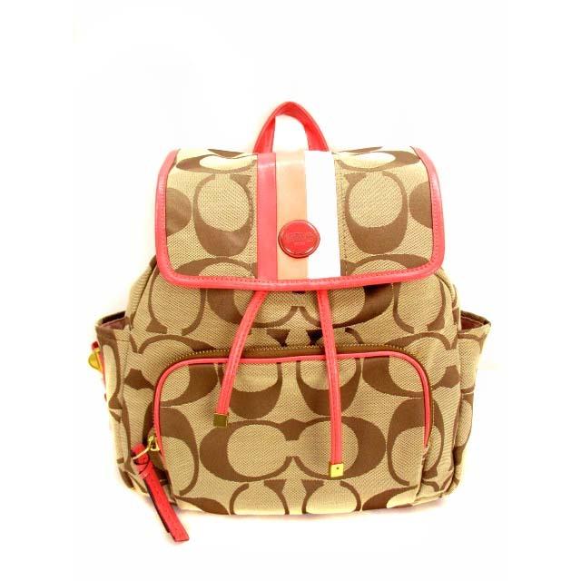 中古 コーチ COACH リュックサック デイパック シグネチャー キャンバス 切替 F21872 カバン 鞄 ベージュ系 ピンク レディース 【ベクトル 古着】 :069-202206120237:ブランド古着販売のベクトル - 通販 - Yahoo!ショッピング 中古 コーチ COACH リュックサック デイパック シグネチャー キャンバス 切替 F21872 カバン 鞄 ベージュ系 ピンク レディース 【ベクトル 古着】 :069-202206120237:ブランド古着販売のベクトル - 通販 - Yahoo!ショッピング