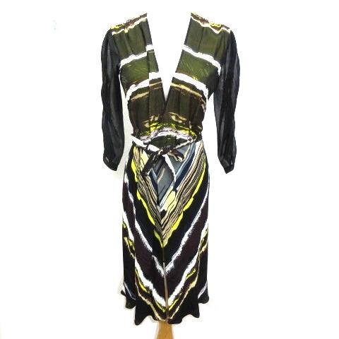 中古 バレンシアガ Balenciaga ワンピース ラップ ロング丈 袖シフォン ボーダー シルク混 34 S マルチカラー Ibs93 C レディース ベクトル 古着 070 ブランド古着販売のベクトル 通販 Yahoo ショッピング