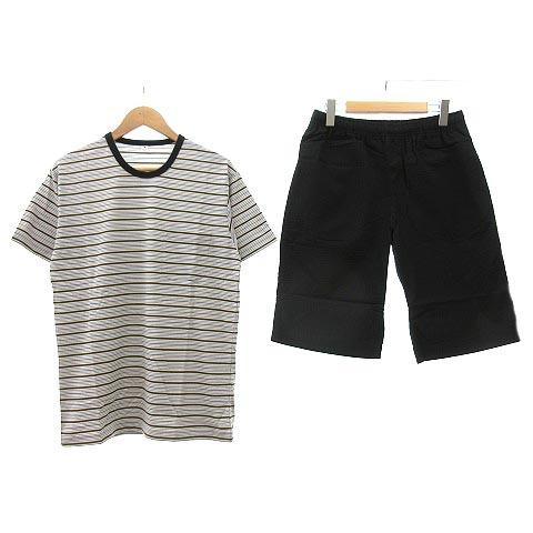 中古 未使用品 ユニクロ ドライルームセット パジャマ ルームウエア 半袖 ショートパンツ ボーダー M グレー 黒 ブラック R メンズ ベクトル 古着 070 ブランド古着販売のベクトル 通販 Yahoo ショッピング