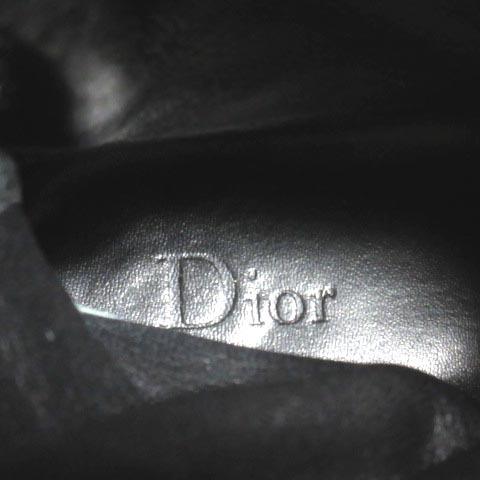 ディオールオム Dior HOMME エンジニアブーツ スエード 灰 グレー 42