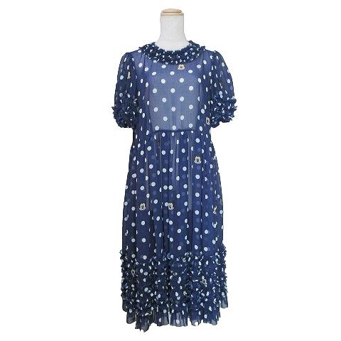 コムデギャルソンガール X ディズニー AD2021 ドット柄 ワンピース