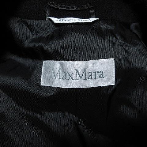 値引 ☆ 【最高級白タグ】MAXMARA カシミヤ混 ベルテッド ロングコート