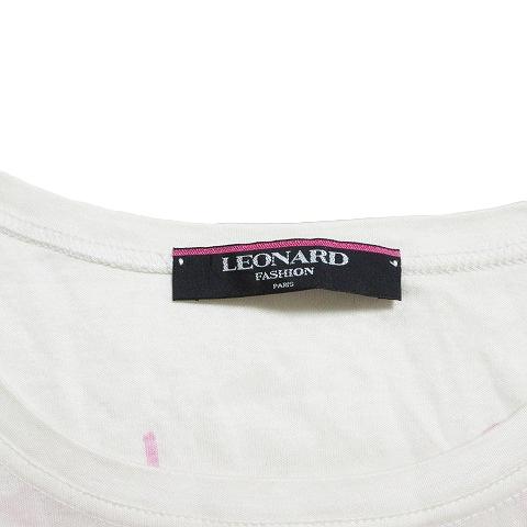 レオナール LEONARD FASHION カットソー ROPPONGI 六本木 半袖 花柄 