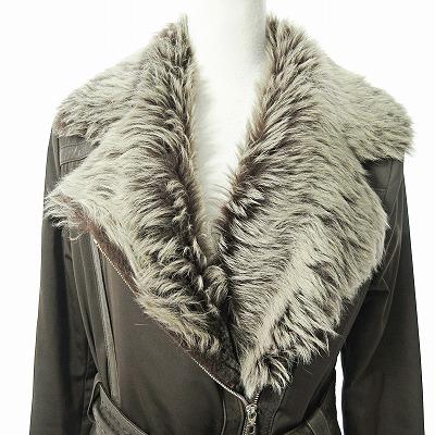 エスカーダ ESCADA SPORT ムートン コート ジャケット ラムスキン 