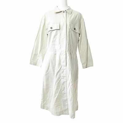 マーガレットハウエル MHL. 20SS 595-0157501 シャツ ワンピース 膝丈  