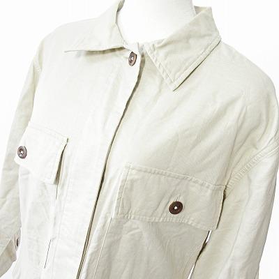 マーガレットハウエル MHL. 20SS 595-0157501 シャツ ワンピース 膝丈 