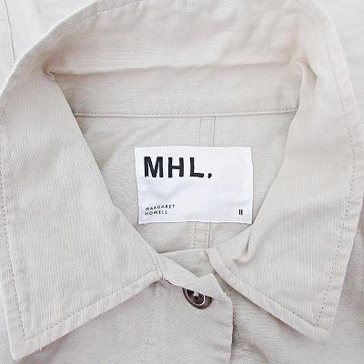 マーガレットハウエル MHL. 20SS 595-0157501 シャツ ワンピース 膝丈 
