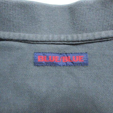 ブルーブルー BLUE BLUE ポロシャツ 半袖 HRM 鹿の子 ロゴ 2 M グレー IBO51 X メンズ｜vectorpremium｜08