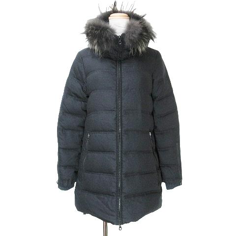 デュベティカ DUVETICA 美品 ウール ロング ダウンコート ファー 