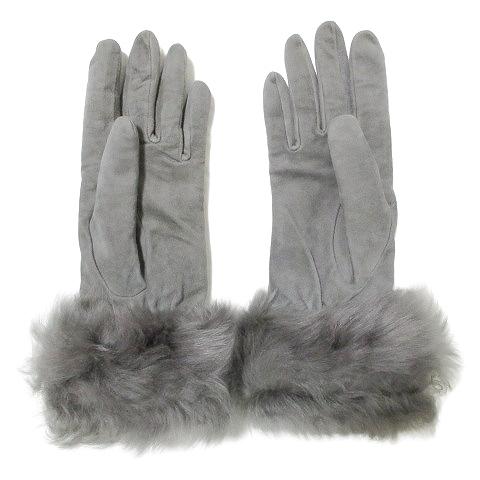 【新品】ESCADA エスカーダ 手袋 ファー付き 新品】ESCADA エスカーダ 手袋 ファー付き