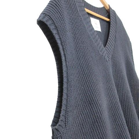 ブフト bukht 21SS SCHOOL BIGGEST V-VEST ニットベスト ミドルゲージ 