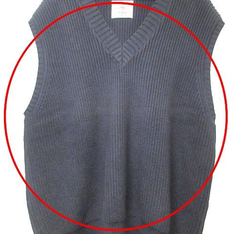 ブフト bukht 21SS SCHOOL BIGGEST V-VEST ニットベスト ミドルゲージ 