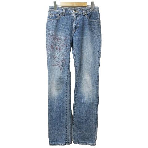 マークジェイコブス MARC JACOBS スリム デニム パンツ プリント  