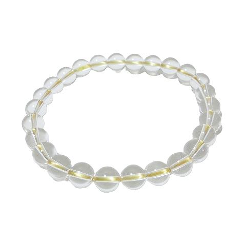 gem clinic center 美品 ブレスレット バングル 鑑別書付き 天然水晶 