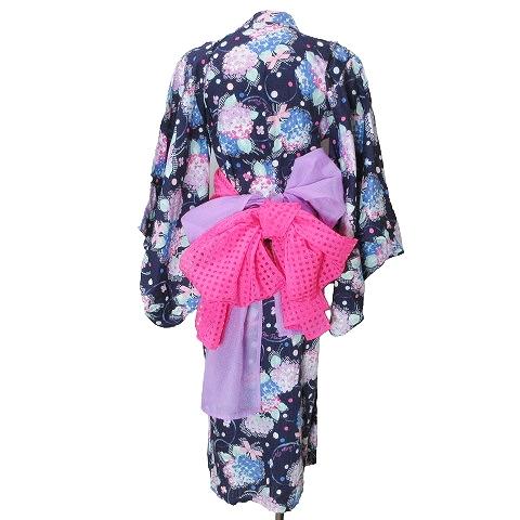 新品 メゾピアノ浴衣2way セパレート 紫陽花柄　ブルー系 110cm 楽天市場】メゾピアノジュニア(mezzo piano junior)【接触冷感