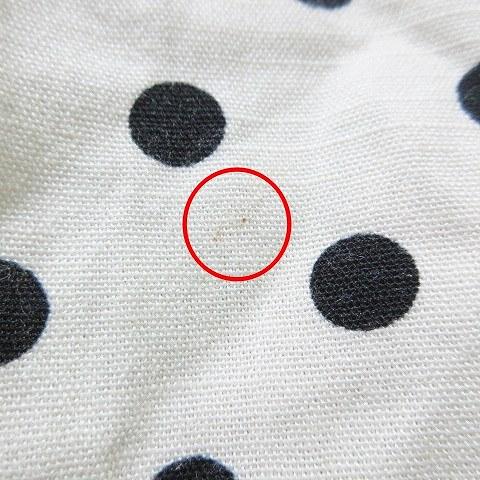 ZARA ドット柄 ネックレスなし ノースリーブ ワンピース ノースリーブミディワンピース ZW COLLECTION - ブラック/ホワイト