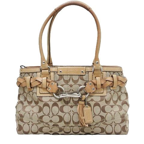 COACH コーチハンプトンズシグネチャーキャリーオール(型番: F13065） COACH（コーチ） COACH F13065 ハンドバッグ ハンプトンズ