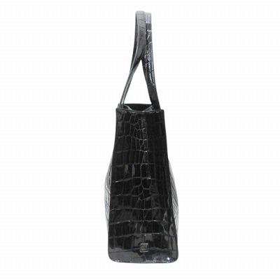 ダナキャランニューヨーク DKNY CITY トートバッグ 皮革 クロコ型押し 