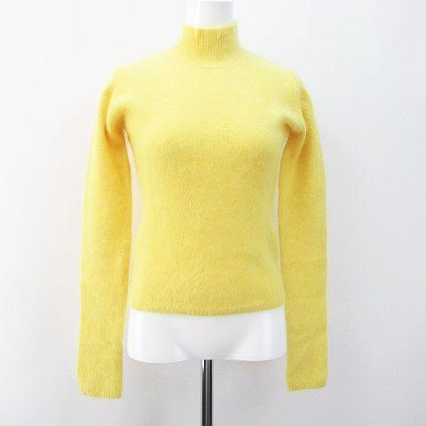 中古 オゾンコミュニティ Ozone Community ハイネック ニット セーター 黄系 イエロー 毛 ウール アンゴラ混 無地 レディース ベクトル 古着 077 ブランド古着販売のベクトル 通販 Yahoo ショッピング