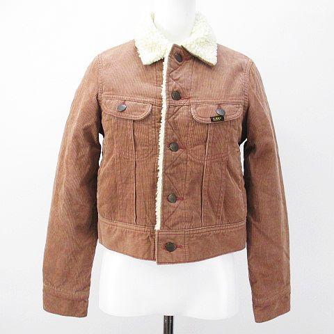 中古 リー Lee Storm Rider ストームライダー ボア コーデュロイジャケット Xs ピンクベージュ系 綿 コットン レディース 期間限定の激安セール
