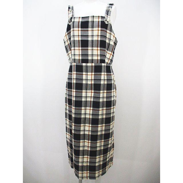 中古 ベルシュカ Bershka チェック柄 ジャンパースカート ワンピース ロング丈 M 紺系 ネイビー レディース ベクトル 古着 077 ブランド古着販売のベクトル 通販 Yahoo ショッピング