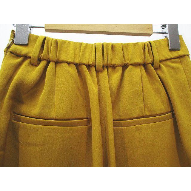 中古 ユニクロ Uniqlo ハーフ丈 ワイド スカート パンツ Xs 黄 イエロー系 無地 ストレッチ レディース ベクトル 古着 077 ブランド古着販売のベクトル 通販 Yahoo ショッピング