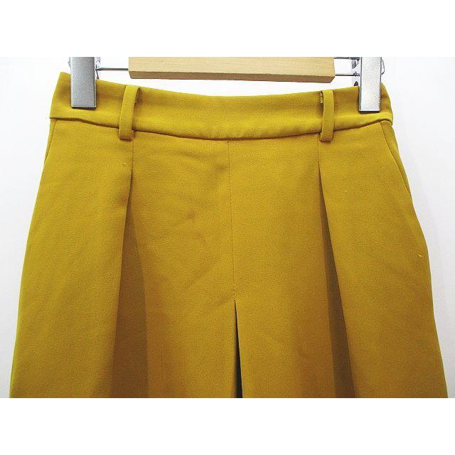 中古 ユニクロ Uniqlo ハーフ丈 ワイド スカート パンツ Xs 黄 イエロー系 無地 ストレッチ レディース ベクトル 古着 077 ブランド古着販売のベクトル 通販 Yahoo ショッピング