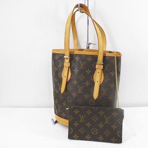 中古 ルイヴィトン LOUIS VUITTON プチ バケット PM M42238 モノグラム