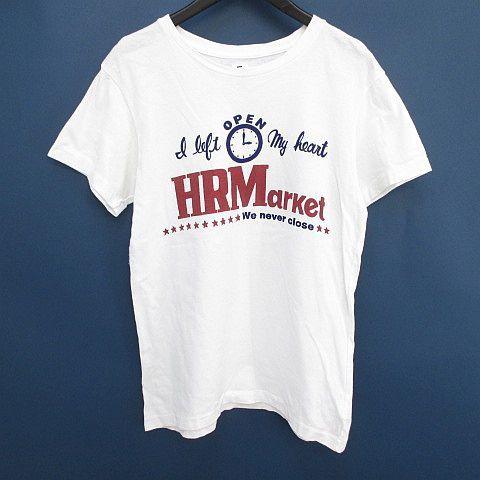 中古 ハリウッドランチマーケット Hollywood Ranch Market 半袖 Tシャツ カットソー 1 白 ホワイト 日本製 プリント リブ 綿 コットン メンズ ベクトル 古着 077 ブランド古着販売のベクトル 通販 Yahoo ショッピング