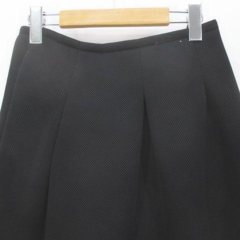 ジルサンダー JIL SANDER NAVY JDA123A フレアスカート スカート 34 黒  