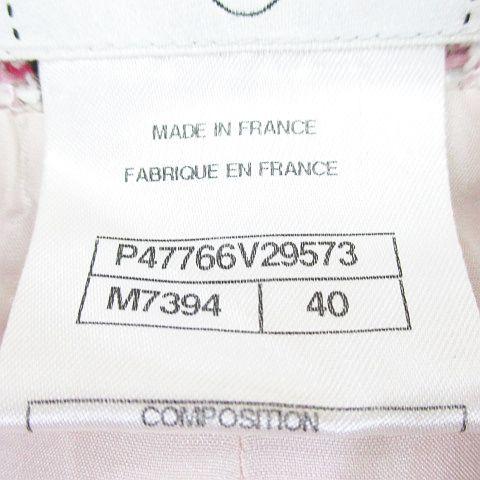 シャネル CHANEL P47766V29573 M7394 チェック柄 膝丈 ツイード タイト 
