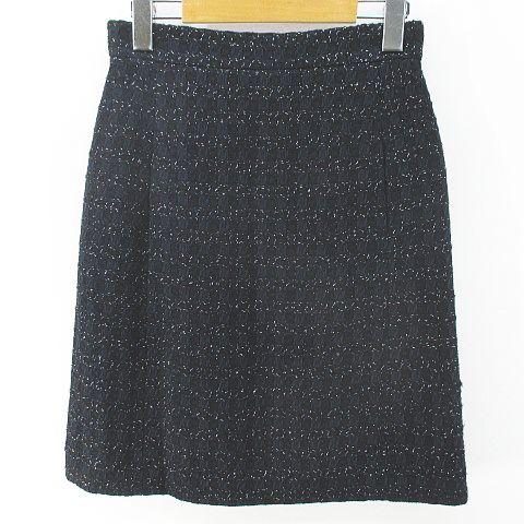 シャネル CHANEL 07A P31379V21079 M5178 チェック柄 膝丈 ツイード  