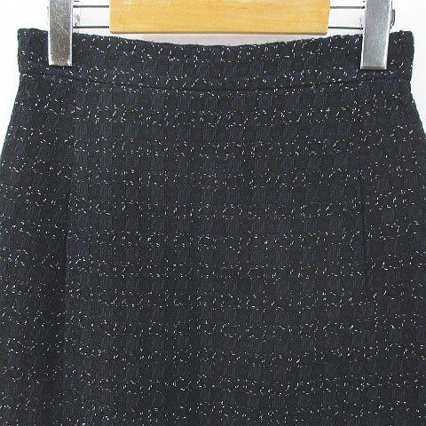 シャネル CHANEL 07A P31379V21079 M5178 チェック柄 膝丈 ツイード  