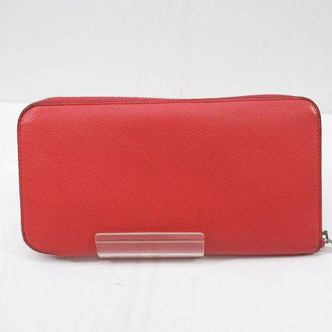 エルメス HERMES アザップロングシルクイン 長財布 シルバー金具 