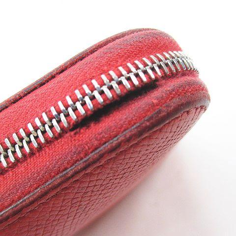 エルメス HERMES アザップロングシルクイン 長財布 シルバー金具 
